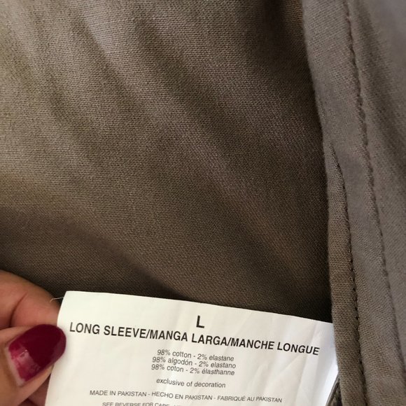 New Skinnygirl Stretch Denim Jacket Camo Large Women's - Picture 5 of 6